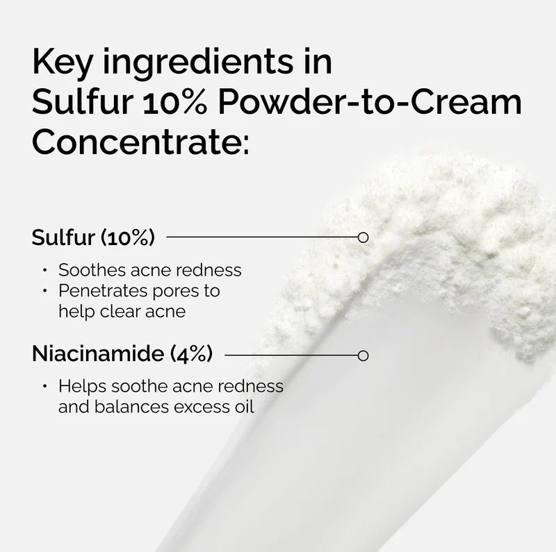 Sulfur 10% Powder-to-Cream Concentrate